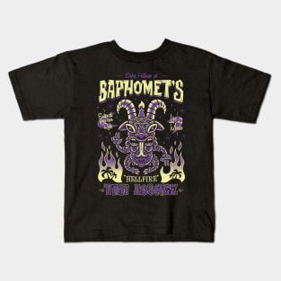 Baphomet - Hellfire Tiki Lounge - Occult - Surfing Kids T-Shirt